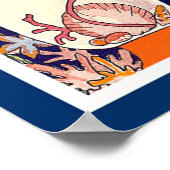 STUNTEN VAN KLEINE VIS, ART DECO BEAUTY-MODE POSTER (Hoek)