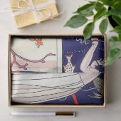 STUNTEN VAN KLEINE VIS, ART DECO BEAUTY-MODE TISSUEPAPIER (Geschenk)