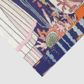 STUNTEN VAN KLEINE VIS, ART DECO BEAUTY-MODE TISSUEPAPIER (Detail)