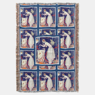 STUNTEN VAN KLEINE VIS, MODE VAN KARTDECO-BEAUTY DEKEN