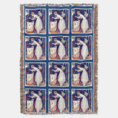 STUNTEN VAN KLEINE VIS, MODE VAN KARTDECO-BEAUTY DEKEN (Voorkant Verticaal)