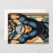 Stuntman Briefkaart (Voorkant / Achterkant)