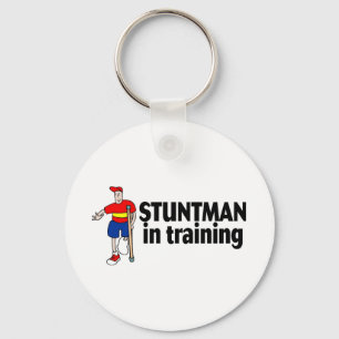 Stuntman in opleiding 2 sleutelhanger