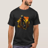 Stuntman on Unicycle T-shirt (Voorkant)