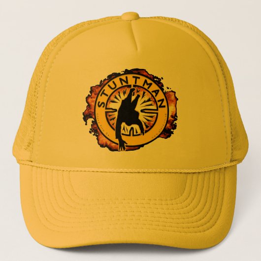 Stuntman-Pet - verschillende kleuren Trucker Pet (Voorkant)