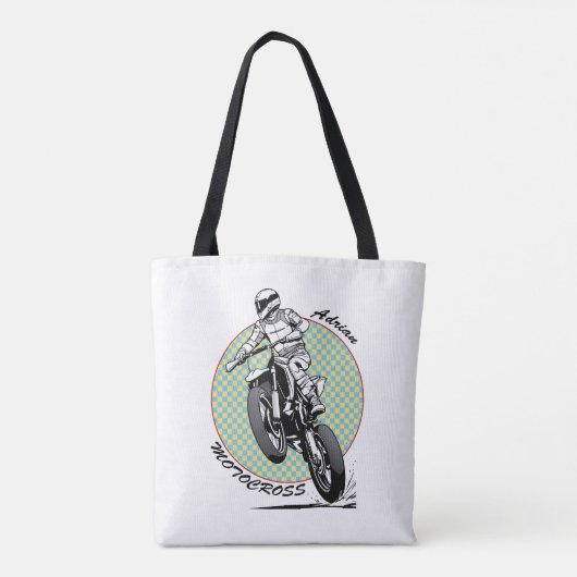stuntman tote bag (Achterkant)