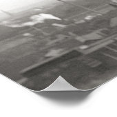 Stuntman voert Balancing Act uit, 1917. Vintage Poster (Hoek)