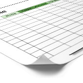 stuntplan , tijdschema , schema , poster , engels (Hoek)