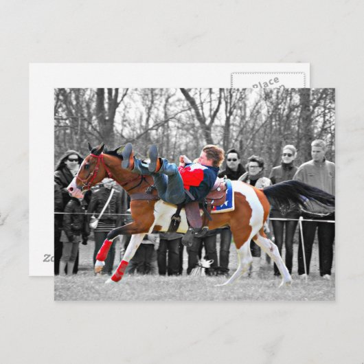 stuntrijden briefkaart (Voorkant / Achterkant)