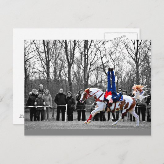 stuntrijden briefkaart (Voorkant / Achterkant)