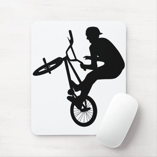 stuntrijder 3 muismat (Met muis)