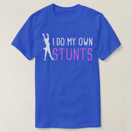 Stunts Funny Cheerleader T-shirt (Design voorkant)