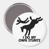 Stunts - Grappig Bucking Paard Magneet (Voorkant / Achterkant)