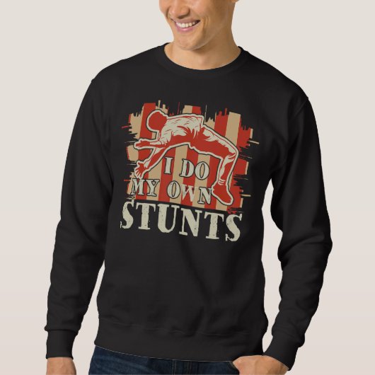 Stunts Professional Broken Opa Stuntman 1 Trui (Voorkant)