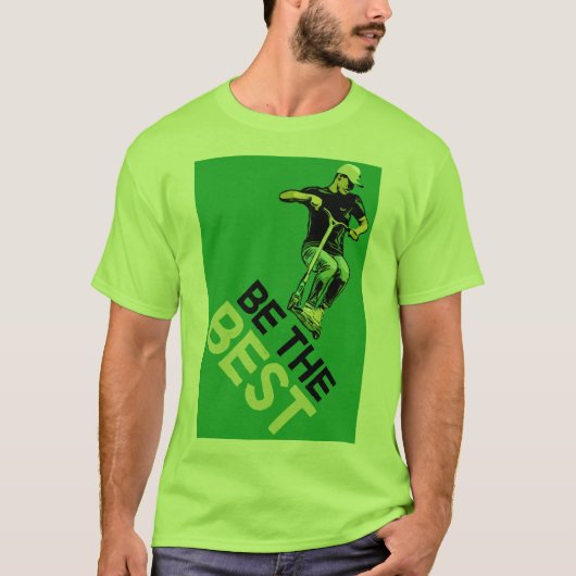 Stuntscooter Free Rider T-Shirt (Voorkant)