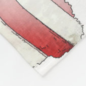 Stuntscooter Rider en US Flag Fleece Blanket (Hoek)