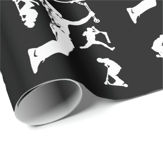 Stuntscooter scootering trricks cadeaupapier (Rol Hoek)