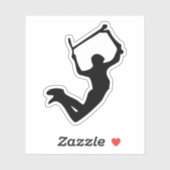 Stuntscooter truc sticker (Vel)