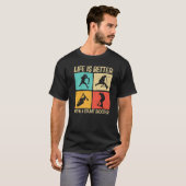 Stuntscooter voor mannen, scooter t-shirt (Voorkant volledig)