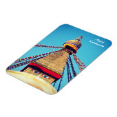 Stupa - Boudhanath, Dharma, Kathmandu, Nepal Magneet (Linkerzijde)