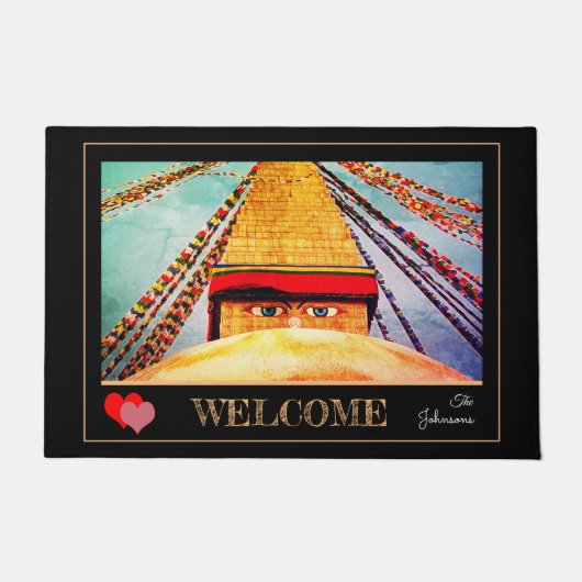 Stupa - Boudhanath, Kathmandu, Nepal /LG2 Deurmat (Voorkant)