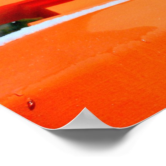 Stupa in sneeuw poster (Hoek)