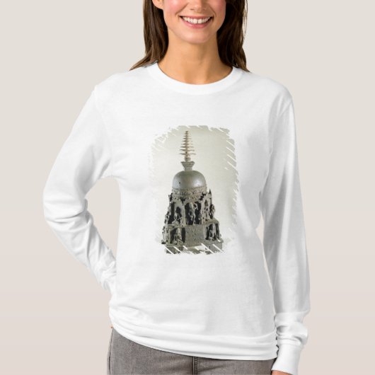 Stupa, Pala, Nalanda, Bihar (brons) T-shirt (Voorkant)
