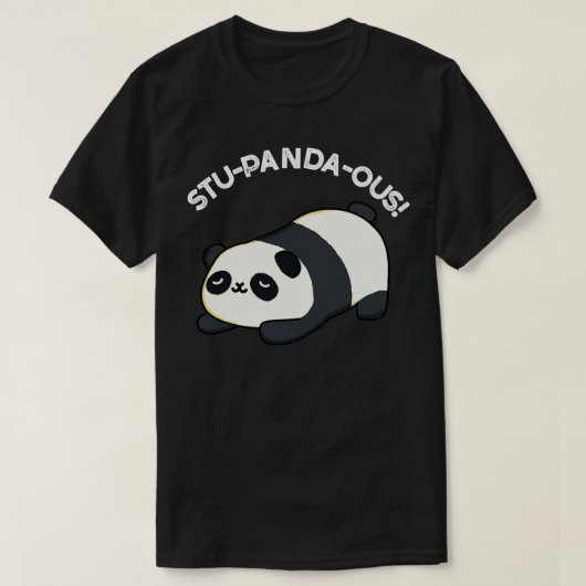 Stupandaous Leuke Dier Panda Pun 1 T-shirt (Design voorkant)