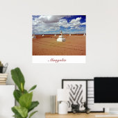 Stupas in Shambhala Land Poster (Thuiskantoor)