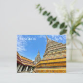 Stupas Wat Pho Bangkok Briefkaart (Staand voorkant)