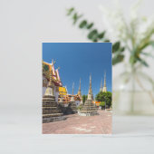 Stupas, Wat Pho, Bangkok, Thailand Briefkaart (Staand voorkant)