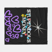 Stupendous Money  Fleece Deken (Voorkant (Horizontaal))