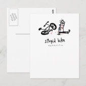 Stupid Bike Briefkaart (Voorkant / Achterkant)