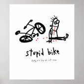 Stupid Bike Poster (Voorkant)