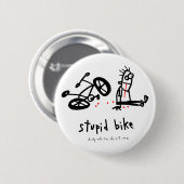 Stupid Bike Ronde Button 5,7 Cm (Voorkant /achterkant)