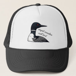 Stupid Canadian Wolf Bird | Canada Humor Trucker Pet