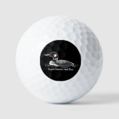 Stupid Canadian Wolf Bird Funny Canada Gift Loon  Golfballen (Voorkant)