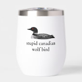 Stupid Canadian Wolf Bird Hockey Romance for Hocke (Voorkant)