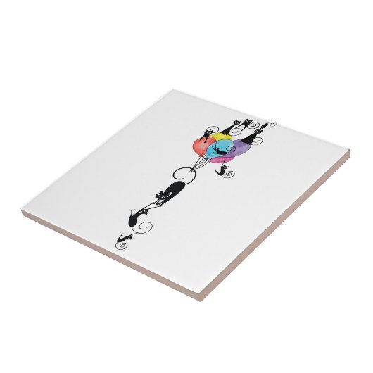 STUPID CATS 1 TEGELTJE (Zijkant)