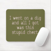 Stupid Chert Muismat (Met muis)