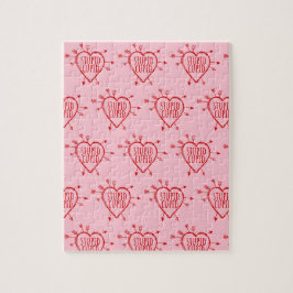 Stupid Cupid Heart With Arrows Funny Sarcastic Legpuzzel