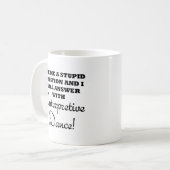 Stupid Interpretive Dance Funny Mug Koffiemok (Voorkant links)
