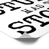 Stupid Stories Funny Poster (Hoek)