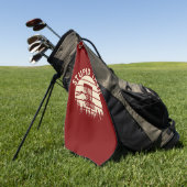 Stupid Tree Funny Disc Golf Sports Golfhanddoek (Groen)