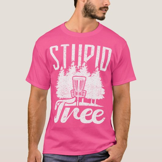 Stupid Tree Mini Disc Golf T-shirt (Voorkant)