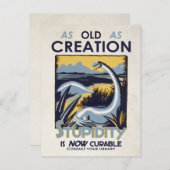 Stupiditeit is NU genezen! Briefkaart (Voorkant / Achterkant)