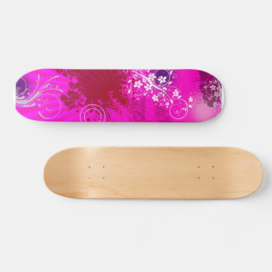 Sturban Grunge Roze Persoonlijk Skateboard (Horizontaal)