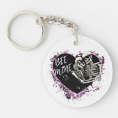 Sturdy acrylic keychain with cut pair (Voorkant)