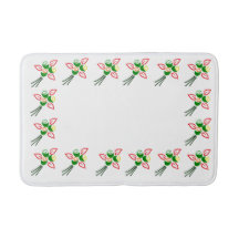 Sturdy Bath Mat met kleurrijke bloemen