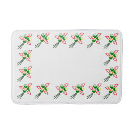 Sturdy Bath Mat met kleurrijke bloemen